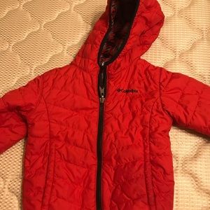 Columbia 3t toddler reversible coat